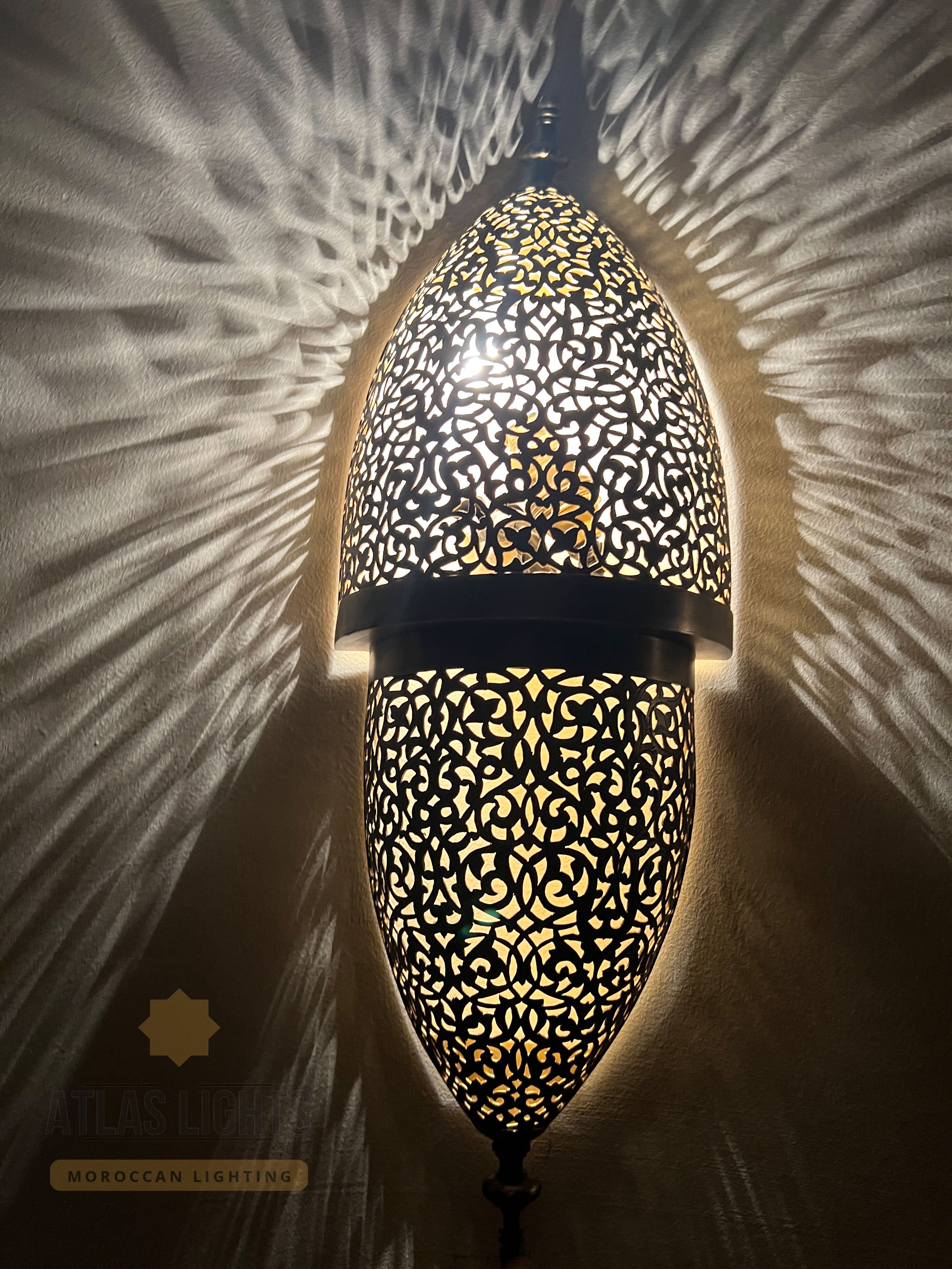 Moroccan Wall Sconce Lamp | Atlas Lights