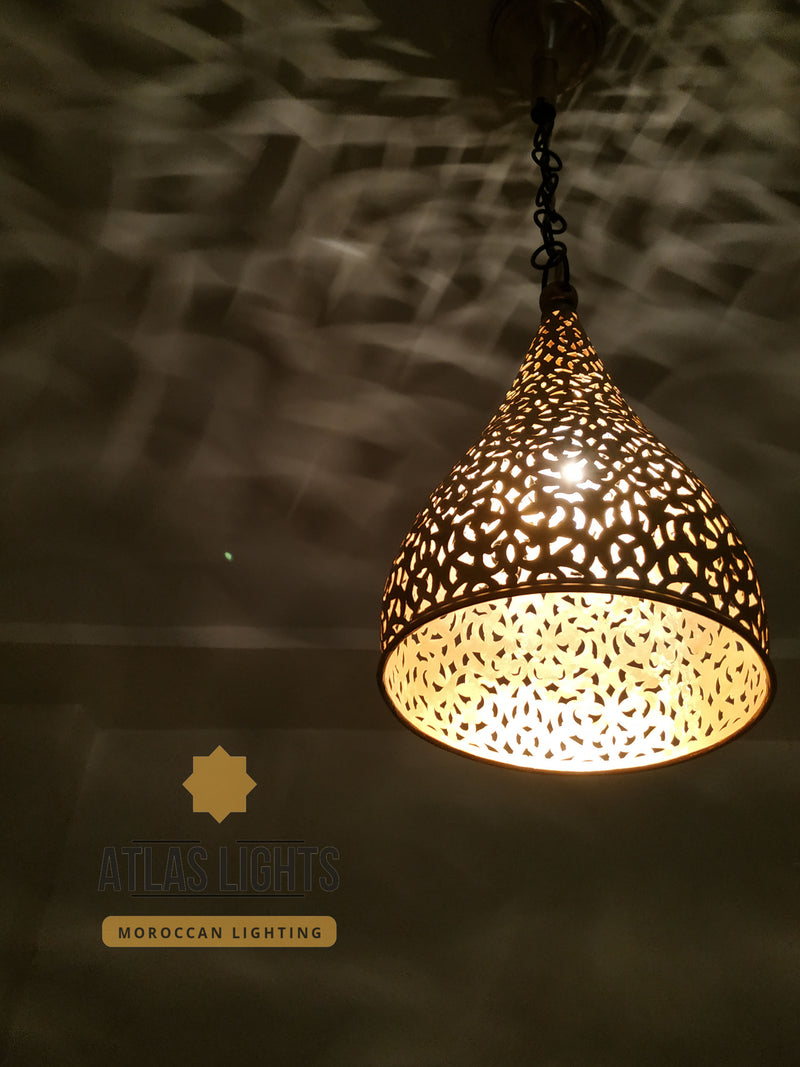 Brass Pendant Ceiling Lights Fixtures, Classic Pendant Lamp, E26 Industrial Metal Hanging Pendant Led Lighting for Kitchen, Bedroom, Dining Room, Hallway,
