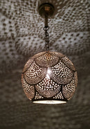 Moroccan Ceiling Light , Antique Brass Lamp , Pendant Light Moroccan Copper Brass Chandelier ,Moroccan pendant light , Moroccan lamp our Moroccan hanging pendant lamp