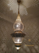 moroccan pendant light silver