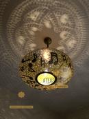 Moroccan Lamp Pendant Light, Music Notes  lamp , Hanging Lamp