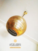 Lamp Moroccan Brass Light Lighting Copper Electric Floor Wrought