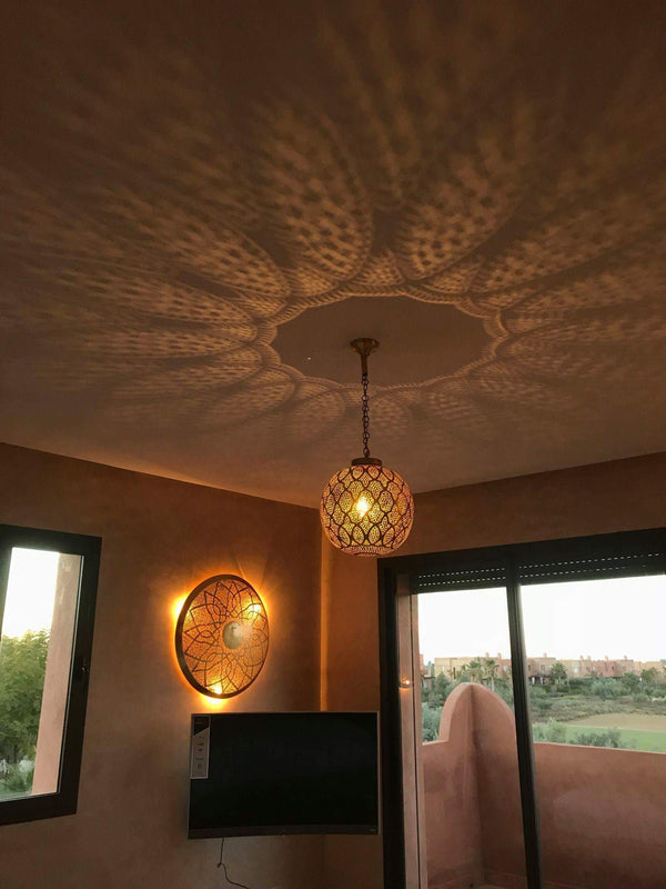 Copper Garden Lamp Island Oxidized Big Pendant Copper Chandelier Lights Cooper Hanging Light