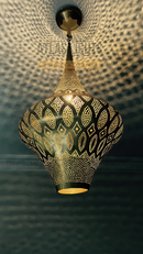 moroccan pendant brass lamp