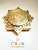 Moroccan Octagram Wall Sconce - Flush Mount Ceiling Light