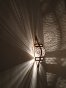 Handmade Moroccan Bathroom Vanity Bar-Silver, Moroccan lighting,