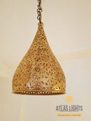 Brass Pendant Ceiling Lights Fixtures, Classic Pendant Lamp, E26 Industrial Metal Hanging Pendant Led Lighting for Kitchen, Bedroom, Dining Room, Hallway,