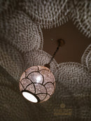Moroccan Ceiling Light , Antique Brass Lamp , Pendant Light Moroccan Copper Brass Chandelier ,Moroccan pendant light , Moroccan lamp our Moroccan hanging pendant lamp 