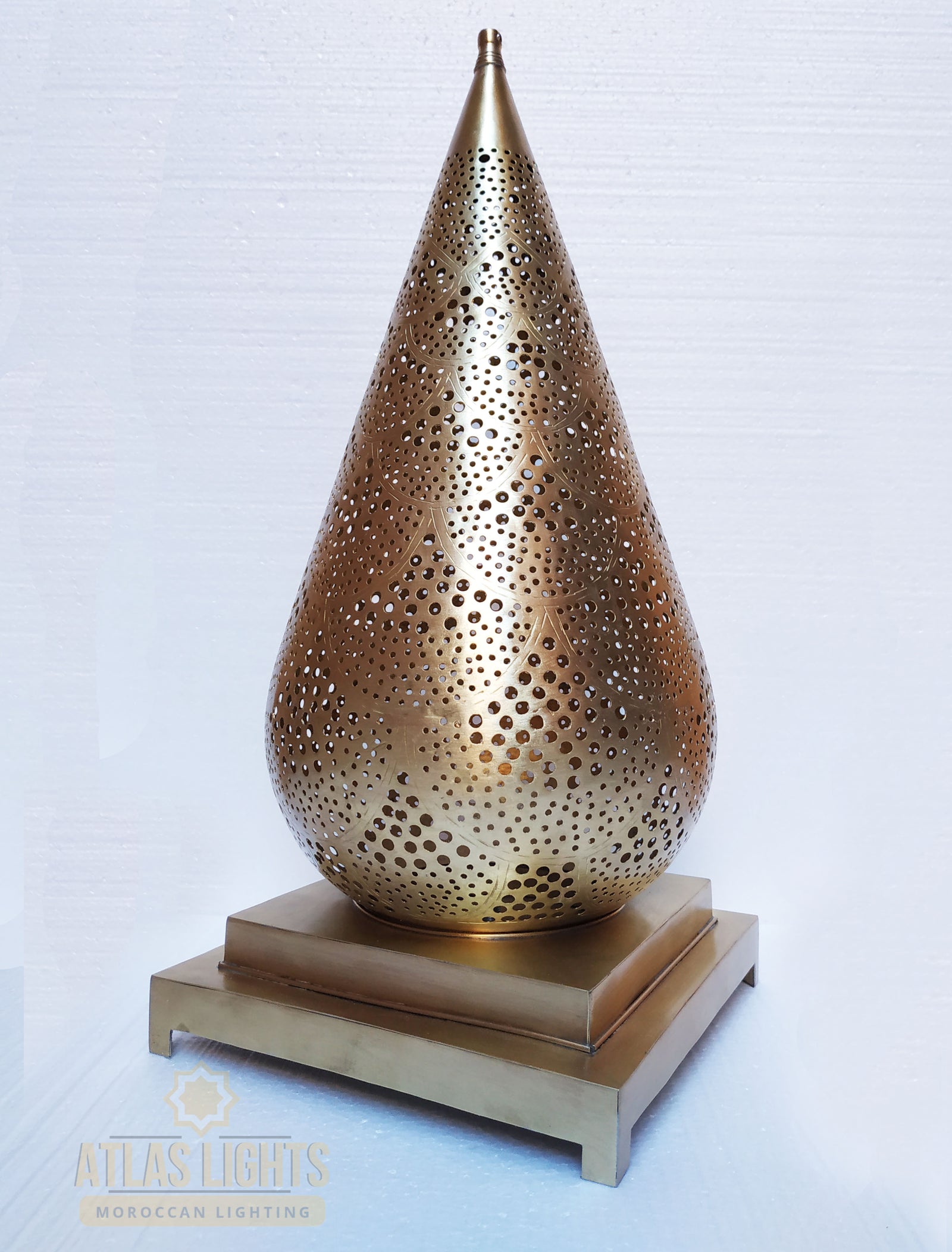 Moroccan Table Lantern Lamp Brass Lighting — free download
