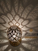 Table Lamp, Moroccan Table Lamp, Lighting Vintage Brass Modern Decorations Moroccan Handmade desk Lights Decor